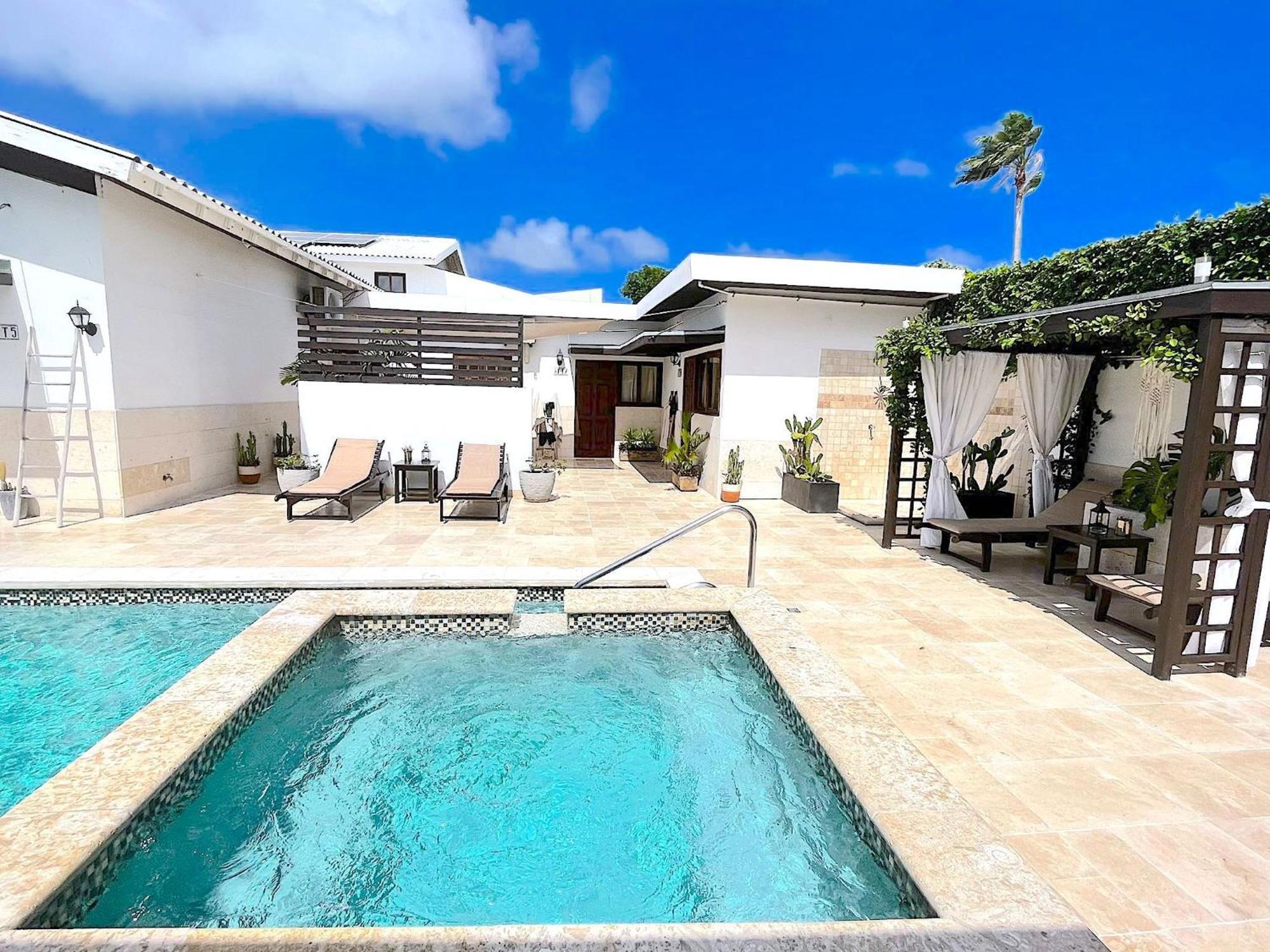 Aruba Lagunita Villa Palm Beach Bagian luar foto